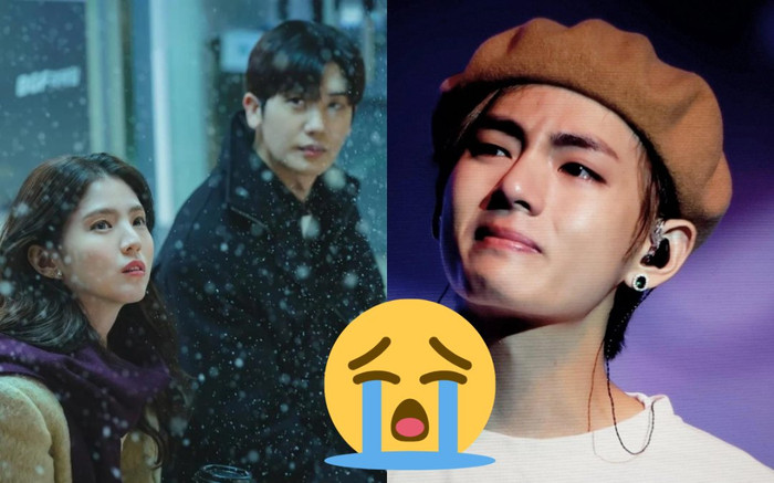 V (BTS) bật khóc trong bất lực khi phim của bạn thân Park Hyung Sik quá ngắn Ảnh 2