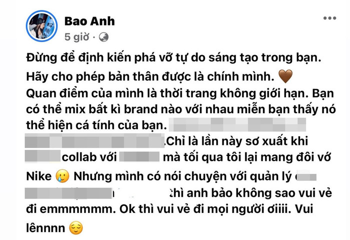 Giữa tranh cãi này, đích thân nữ ca sĩ đã lên tiếng giải thích.