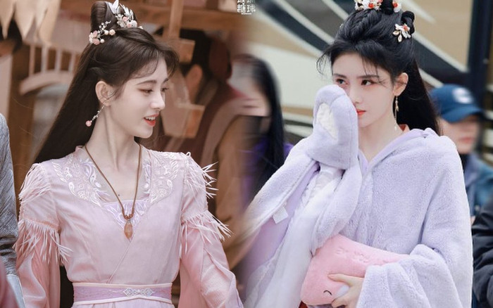 Cúc Tịnh Y xinh đẹp trên phim trường Hoa Nhung lại bị chê tạo hình quá giống Tiên Kiếm Kỳ Hiệp 4? Ảnh 2