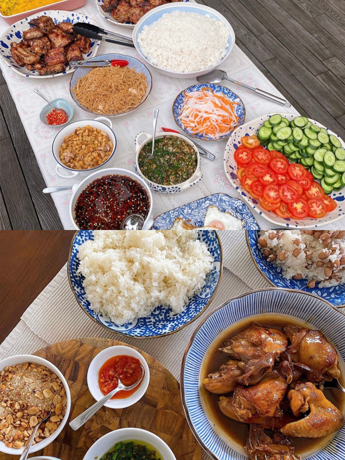 Những bữa ăn gia đình do chính tay con dâu nhà tài phiệt chuẩn bị