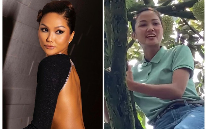 Hoa hậu H'Hen Niê gây sốt với tài leo cây nhanh thoăn thoắt, nói câu gì mà fan cười ngất? Ảnh 2