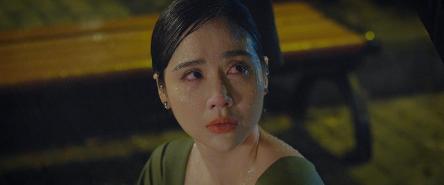 Huyền Lizzie đã đem đến một cảnh phim rất cảm động. 