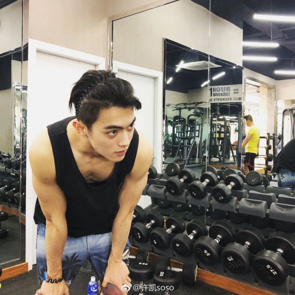 Hình ảnh luyện tập của Hứa Khải.&nbsp;