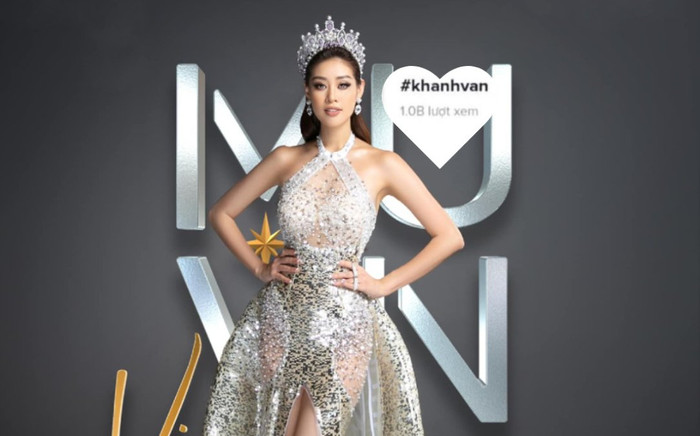 Hashtag #khanhvan cán mốc 1 tỷ lượt xem, Hoa hậu Khánh Vân được fan ưu ái gọi Miss TikTok Ảnh 2
