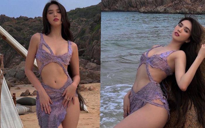 Ngọc Trinh diện váy 'rách bươm' giống Kendall Jenner, netizen chẳng chê nổi vì body quá mlem Ảnh 2