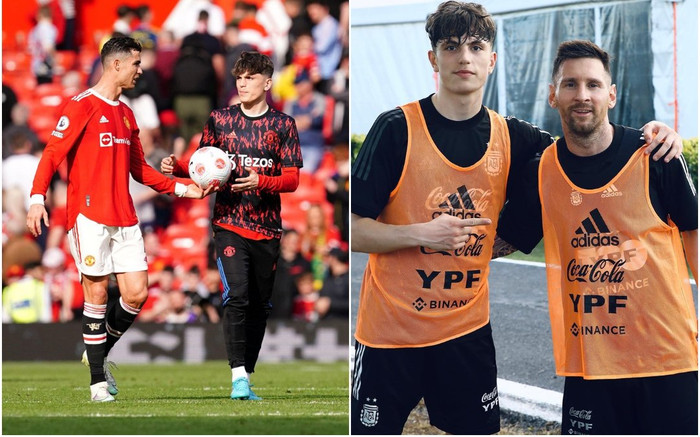 Sao trẻ MU khen Ronaldo xuất sắc nhất, bạn thân Messi để lại bình luận gây sốt Ảnh 2