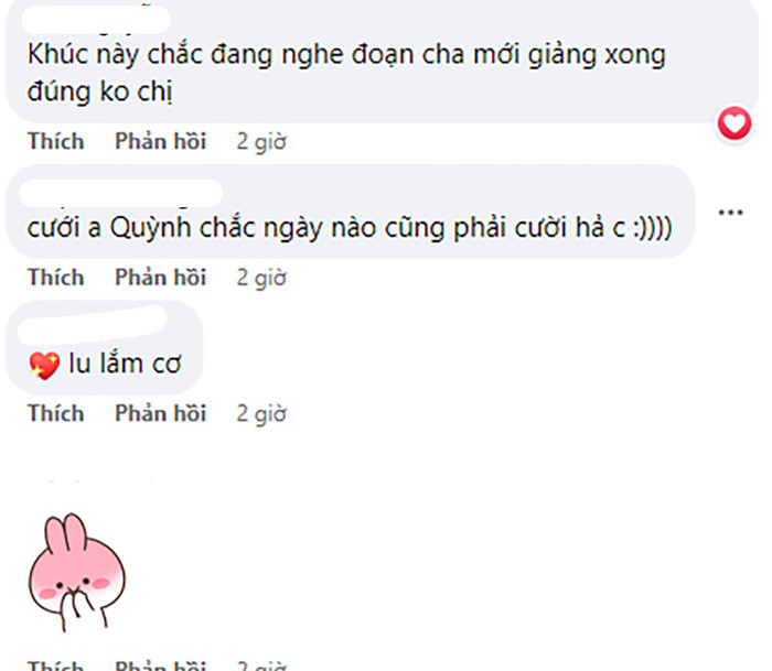 Bình luận cư dân mạng chúc mừng hạnh phúc của cặp đôi.