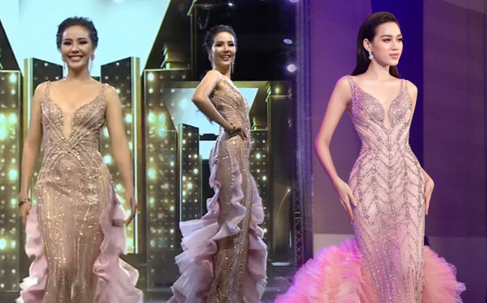 Thí sinh Miss Grand Thailand diện váy y hệt Đỗ Hà: Vay mượn ý tưởng hay copy trắng trợn? Ảnh 2