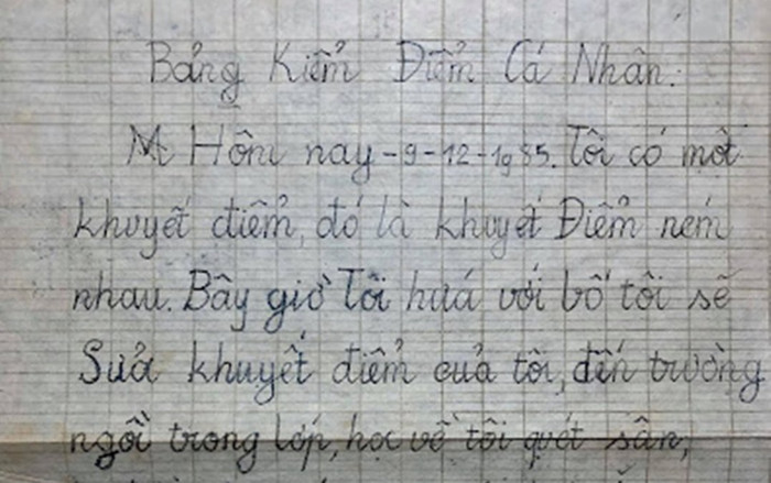 Bản kiểm điểm có từ 40 năm trước bất ngờ được đào lại, hóa ra tuổi thơ của thế hệ trước dữ dội vô cùng Ảnh 2