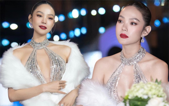 Chung khung hình, Minh Hằng át vía dàn bông hậu với visual 'toát ra mùi tiền' Ảnh 2