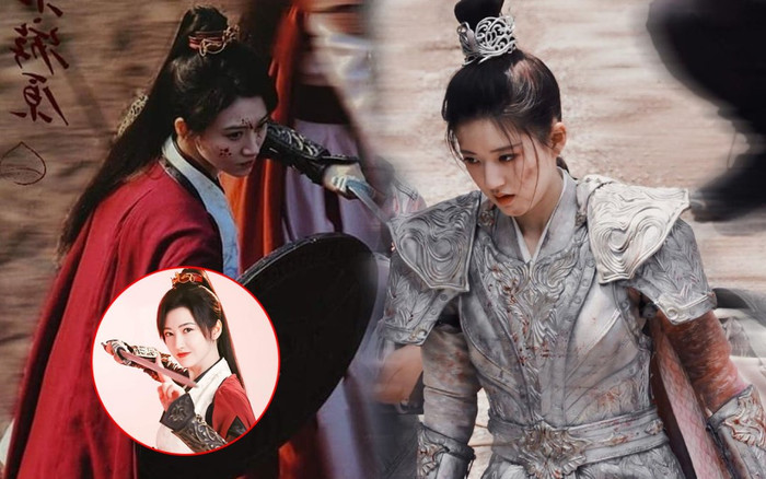 Lạc Du Nguyên: Lộ tạo hình Cảnh Điềm mặc giáp vừa đẹp vừa chiến, netizen réo Triệu Lộ Tư vào học hỏi Ảnh 2