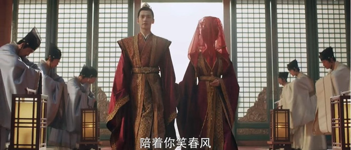 Cảnh đại hôn đặc sắc trong Thả Thí Thiên Hạ.