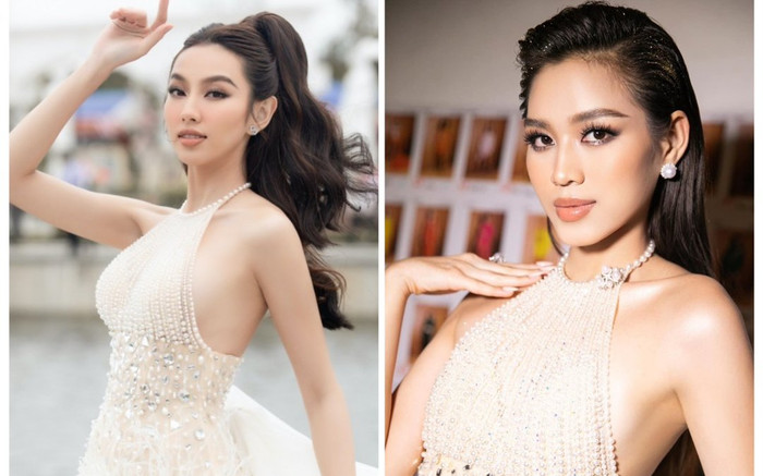 Thùy Tiên 'đại chiến' Đỗ Thị Hà: Người có vòng 1 quyến rũ, người khoe cặp giò miên man bất phân thắng bại Ảnh 2
