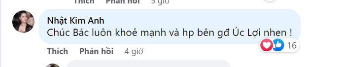 Bình luận của 'tình tin đồn' Nhật Kim Anh.