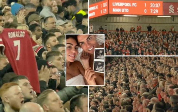 CĐV Liverpool có hành động đẹp với Ronaldo trong trận thua lịch sử của MU Ảnh 2