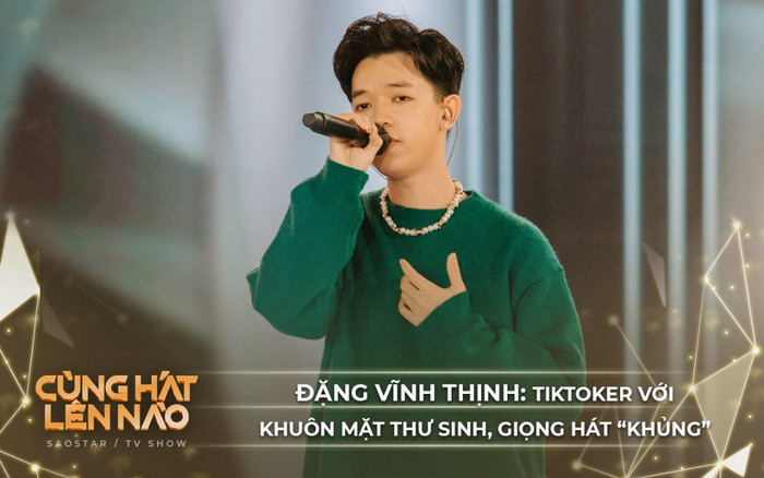 Đặng Vĩnh Thịnh: Hot TikToker với khuôn mặt thư sinh nhưng giọng hát 'không phải dạng vừa' Ảnh 2