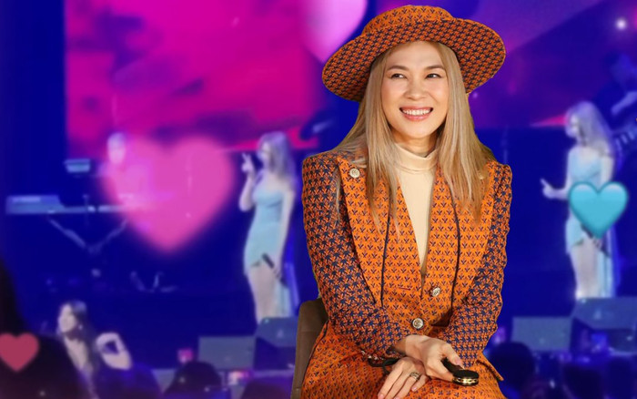 Mỹ Tâm có hành động ghi điểm khi bất chợt thấy khán giả chụp ảnh mình trên sân khấu Ảnh 2