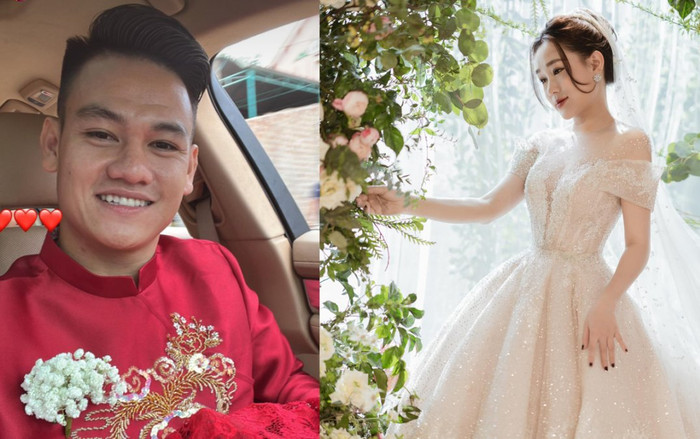 Sát 'giờ G' đám cưới Hồ Tấn Tài: Chú rể háo hức đón dâu, bà xã nam tuyển thủ tung ảnh cưới ngọt lịm Ảnh 2