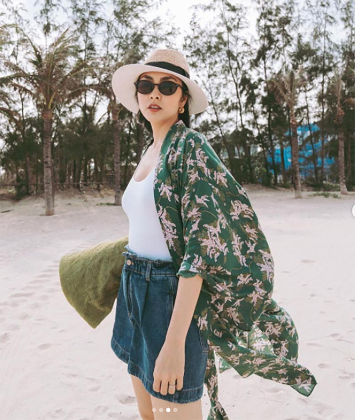 Dù đã 3 lần 'vượt cạn', Tăng Thanh Hà vẫn giữ được vóc dáng đỉnh cao.