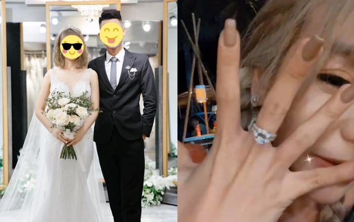 Bà xã của một sao nam Vbiz tiết lộ lễ cưới hoành tráng, khéo khoe hai chiếc nhẫn kim cương size to Ảnh 2