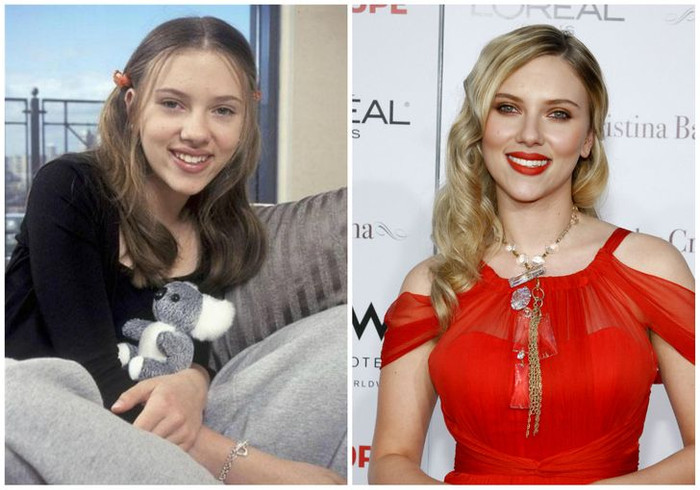 Scarlett Johansson nói rằng cô luôn thấy tự ti vì khuôn mặt dài của mình.