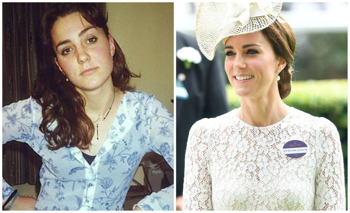 Trước khi trở thành công nương, Kate Middleton có vẻ ngoài giản dị như mọi nữ sinh khác.
