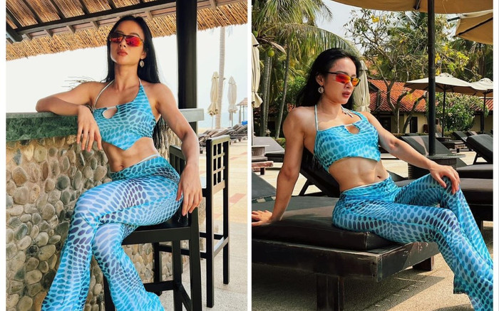 Angela Phương Trinh lên đồ mát mẻ khoe body 'lực điền', nhiều góc chụp... nam tính quá đỗi Ảnh 2