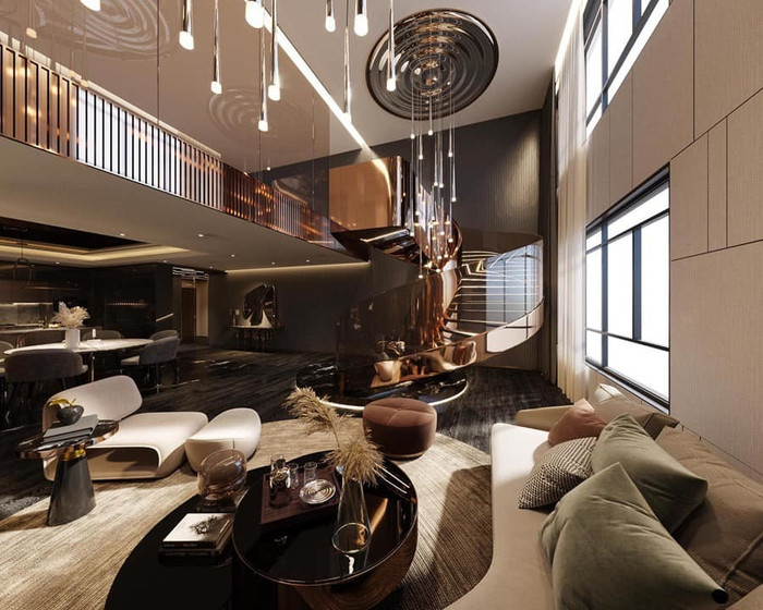 Căn hộ chanh sả của cô đang trong giai đoạn hoàn thành.