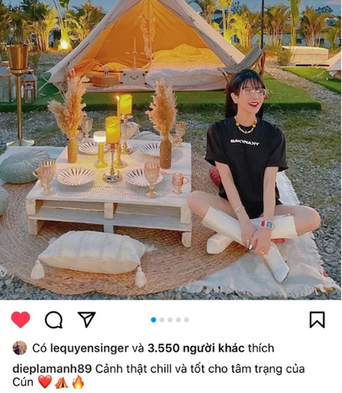 Diệp Lâm Anh tìm được cảm giác hạnh phúc sau khi ly hôn chồng.