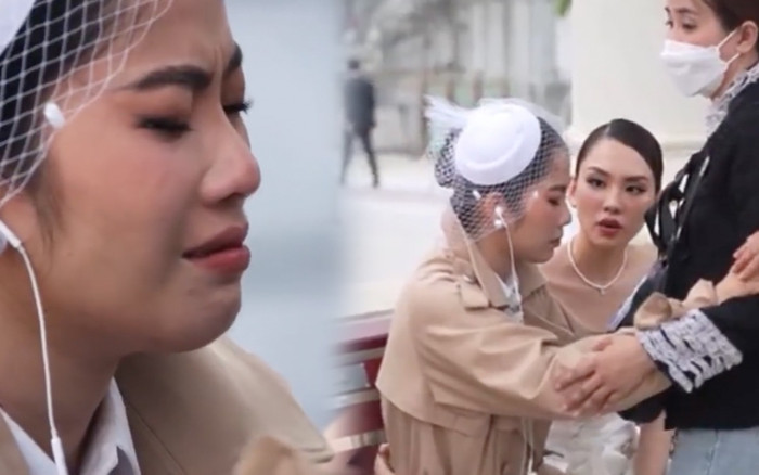 Nam Em nức nở khi bị dừng quyền thi đấu tại vòng thi phụ Miss World VN, nguyên nhân vì thiếu nghiêm túc? Ảnh 2