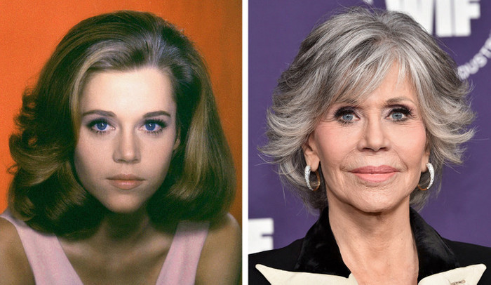 Jane Fonda tin rằng phẫu thuật thẩm mỹ đã giúp bà trẻ ra 10 tuổi. Giờ đã chạm ngưỡng 82 nên Jane mới ngừng sử dụng dao kéo.
