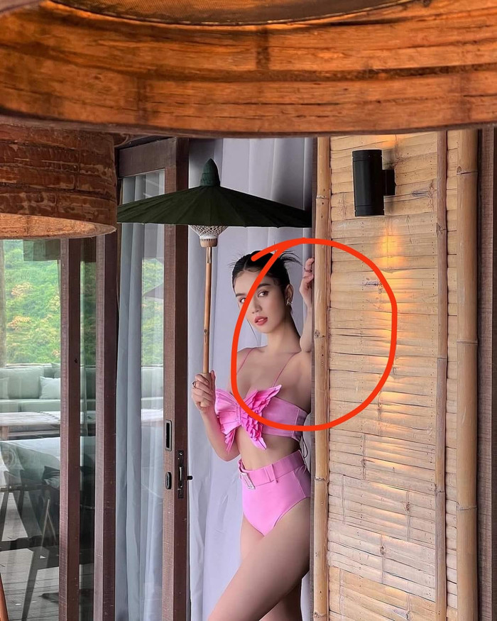 Ngọc Trinh bị bóc mẽ photoshop quá đà khiến cánh tay biến dạng 7