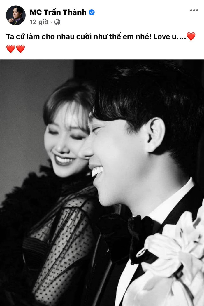 Chuyện tình của Hari Won- Trấn Thành luôn nhận được sự yêu mến của người hâm mộ.