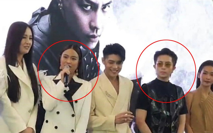 Đứng chung sân khấu, đây là thái độ của Gil Lê khi Hoàng Thùy Linh phát biểu Ảnh 2