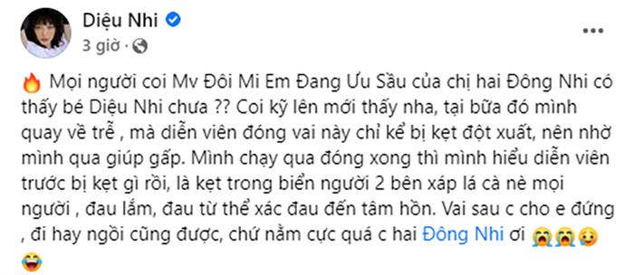 Bài đăng của Diệu Nhi.