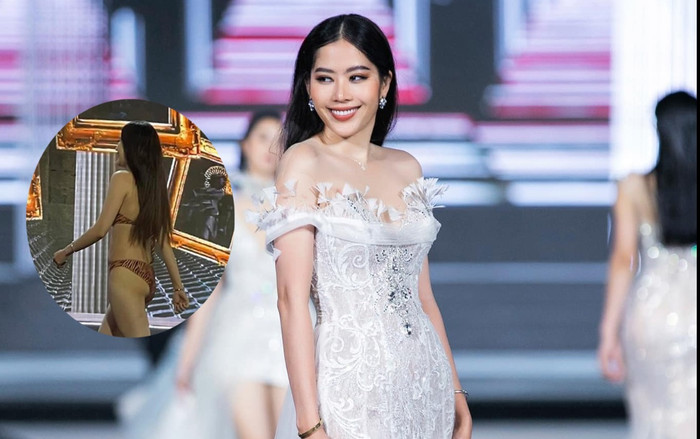 Chung khảo Miss World VN 2022: Nam Em có tăng cân không mà lộ hết 'bé mỡ' khi diện bikini thế này? Ảnh 2