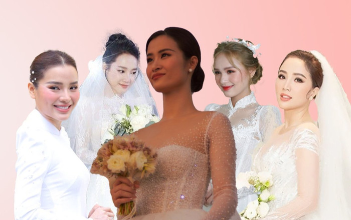 Mỹ nhân việt thể hiện đẳng cấp nhan sắc khi chọn kiểu tóc 'khó nhằn' trong ngày cưới Ảnh 2