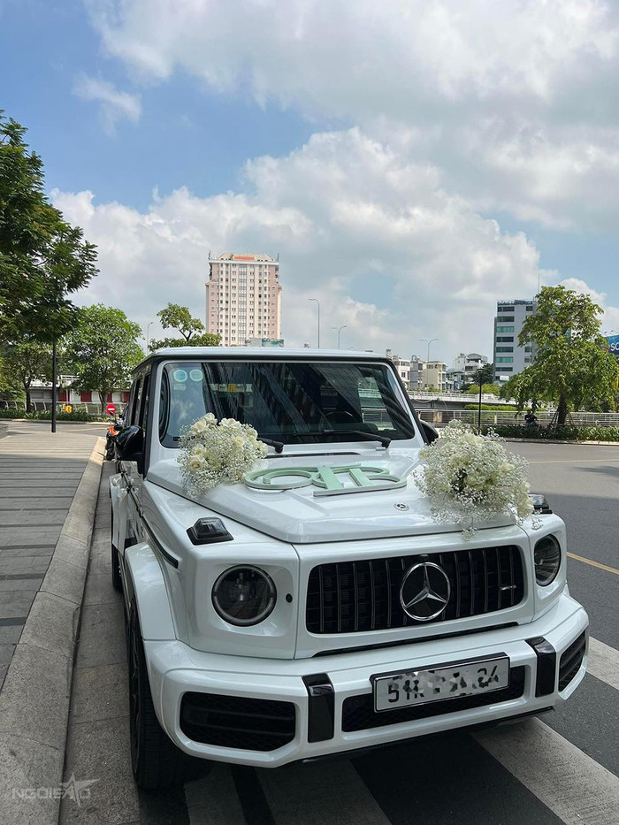 Tròn mắt trước dàn siêu xe rước dâu hoành tráng của đám cưới sao Việt Ảnh 4