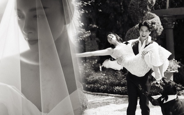 Đả nữ Ngô Thanh Vân khoe váy cưới kiểu gì mà dân tình cảm thán rần rần: Quá đẹp quá sang! Ảnh 2