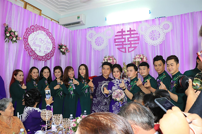 Loạt diễn viên đình đám trong lễ cưới của Lê Phương.