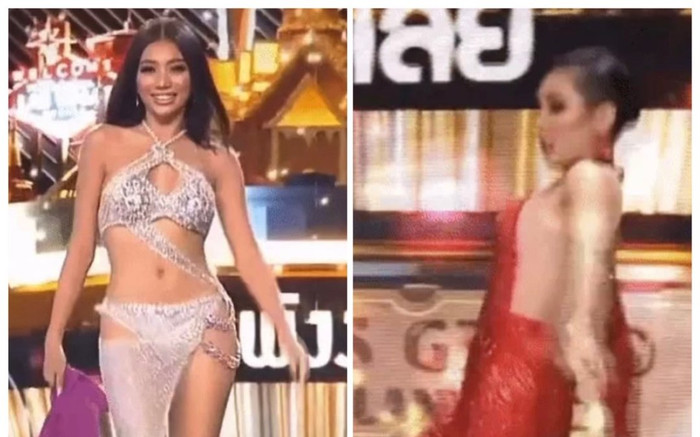 Thí sinh Miss Grand Thailand 2022 thi nhau ngã 'chèo queo' trên sân khấu, fan quan ngại hết sức Ảnh 2