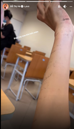 Đỗ Thị Hà để lộ bàn tay lấm lem sau thi hết môn: Đúng là Hoa hậu chăm học nhất Vbiz Ảnh 2