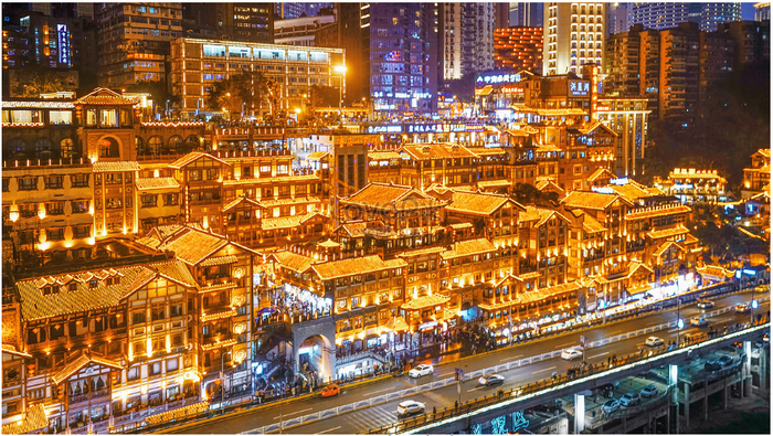 Khu vực xung quanh Triều Thiên Môn.