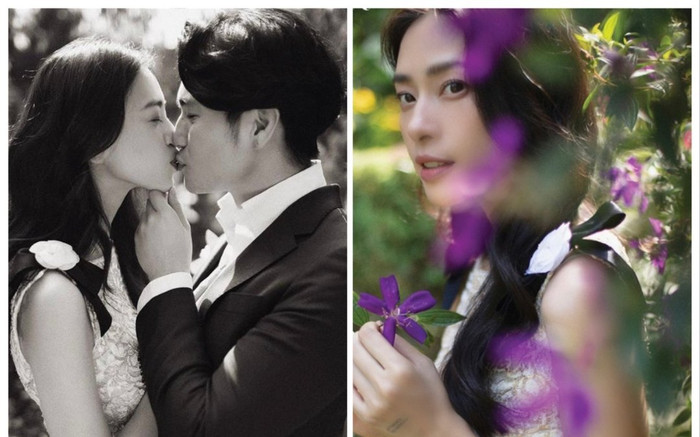 Nhan sắc '3 phần trẻ trung 7 phần hạnh phúc' của Ngô Thanh Vân trong loạt ảnh nhá hàng đám cưới Ảnh 2