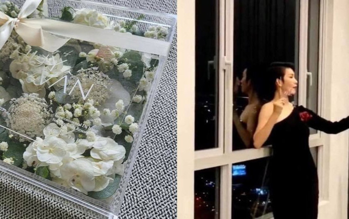 Khoảnh khắc Xuân Lan bị bóc ảnh 'sống ảo' với thiệp cưới Ngô Thanh Vân khiến dân tình cười nắc nẻ Ảnh 2