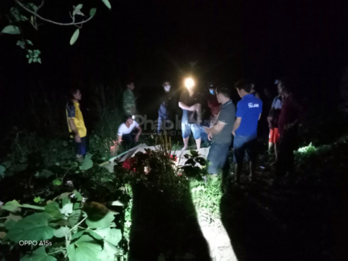 Hiện trường phát hiện thi thể em D.