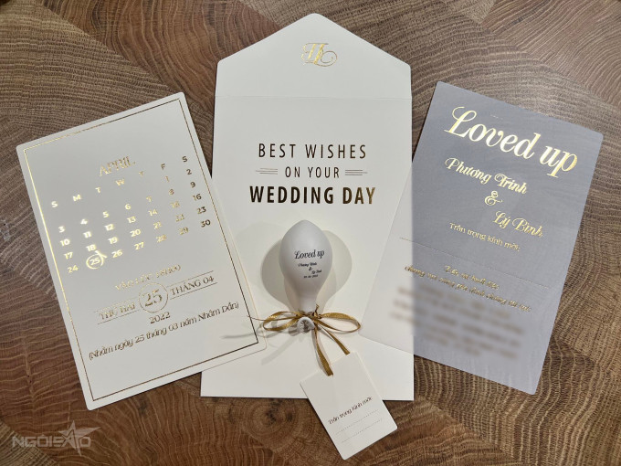 Sao Việt nào sở hữu mẫu thiệp cưới ấn tượng? Ảnh 8