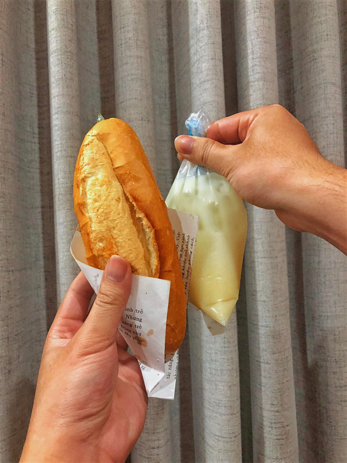 Sữa đậu xanh của quán cũng vô cùng xuất sắc, chắc chắn phải thử. Ảnh: Thanh Vân.