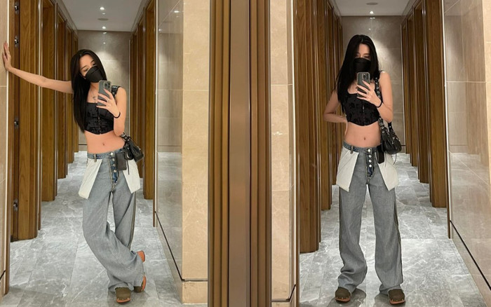 Bích Phương khoe vòng eo đê mê nhưng sao chiếc quần lại 'ngang trái' thế này? Ảnh 2