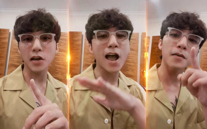 Sơn Tùng lần đầu lộ diện hậu ồn ào xoá MV mới, bắn tiếng Anh kiểu gì mà fan la ó om sòm? Ảnh 2